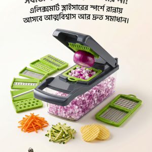 Multifunctional Food Chopper 16-in-1 Kitchen Vegetable Cutter 1 Set