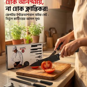 Zepter Stainless Steel 6Pcs Kitchen Knife Set